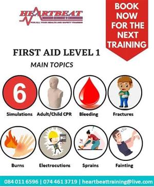 First aid, fire and She rep and other courses- in class and online