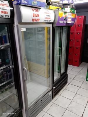 Selling double door industrial display fridge