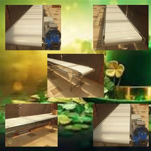 “Boost production! Stainless steel conveyor systems, 220V, speed control, food‑g