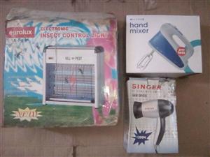 HOUSEHOLD ELECTRICAL ITEMS FOR SALE