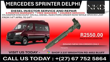 Mercedes Sprinter Delphi Diesel Injectors on recondition