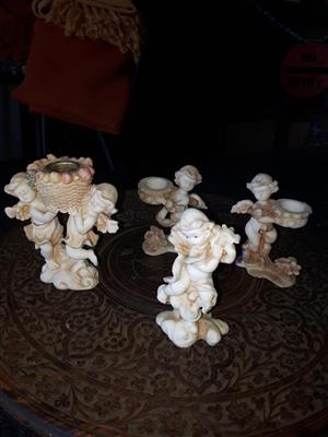 Used, Porcelain angel figurines for sale for sale  Free State South