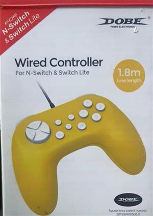 DOBE Wired Controller for Nintendo Switch, Switch Lite & PC (Blue) Brand New