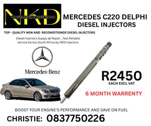 MERCEDES C220 DELPHI INJECTORS FOR SALE