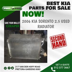 USED RADIATOR 2006 KIA SORENTO 2.5