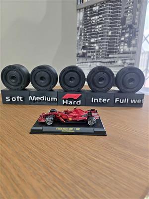 PIRELLI F1 TYRE DISPLAY 