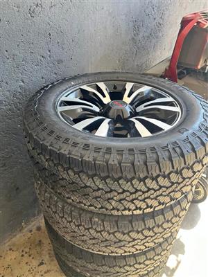 Isuzu Xrider 18” Mag Rims (With New Tyres)