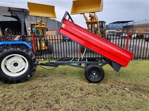 New single axle farm tipper trailers