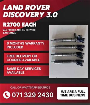 LAND ROVER DISCOVERY 3.0 INJECTORS FOR SALE WITH WARRANTY