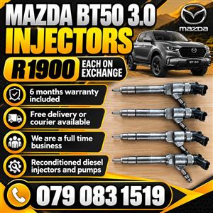 MAZDA BT50 3.0 INJECTORS FOR SALE 