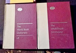 World Book Dictionary 2 volume set