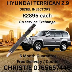 Hyundai Terrican 2.9 Diesel Injectors for sale with 6month Guarantee