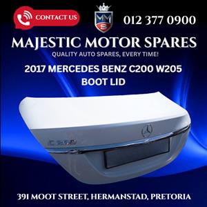 2017 Mercedes-Benz C200 W205 Boot Lid – For Sale | Used 