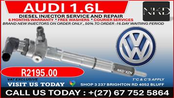 Audi 1.6L Diesel Injectors on Recondition
