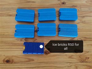 Ice bricks for sale.