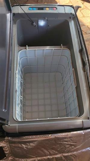 Waeco CF-50 12volt and 24volt fridge freezer combo with canvas cover