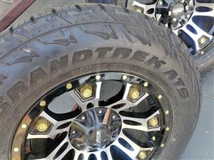 ABC SPORTLINE RIMS(WITH NEW TYRES)