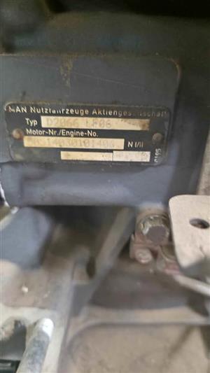 MAN tgx tga D20 engine stripping
