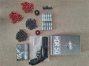 Brand New Umarex HDR 50 Umarex Revolver Package Deal + Extra Ammo.