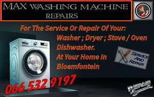 Service and repair washers dryers dishwashers and stoves at your home