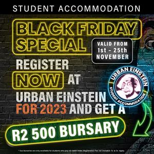 2023 STUDENT ACCOMMODATION BLACK FRIDAY SPECIAL