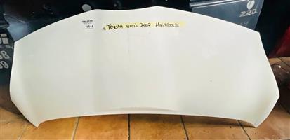 Toyota Yaris hatchback bonnet 2007