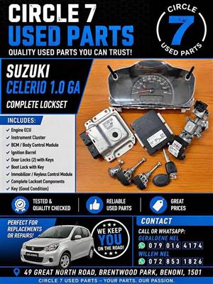 Suzuki Celerio 1.0 GA Lockset