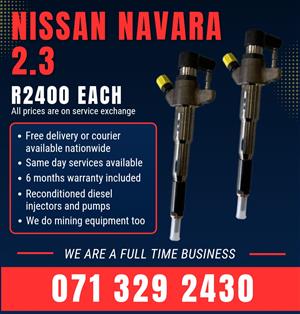 NISSAN NAVARA 2.3 INJECTORS FOR SALE WITH WARRANTY 