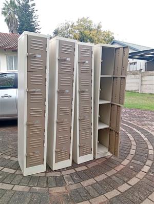 steel hostel lockers.