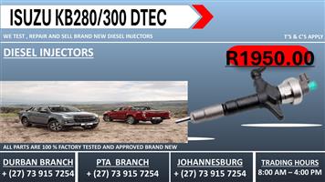 Isuzu KB280/KB300 DTEC Diesel Injectors 