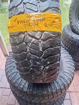 4x Patriot Rugged Terain 16 inch