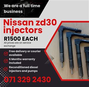 NISSAN ZD30 INJECTORS FOR SALE WITH WARRANTY INCLUDED 