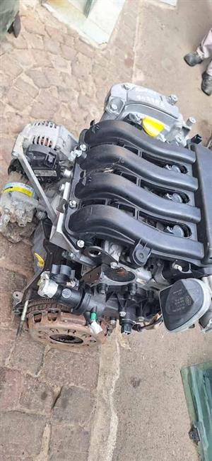 2006 Renault senic eng code K4MT 1.6 petrol complete engine still running good