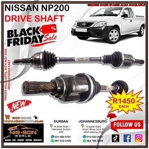 NISSAN NP200 DRIVE SHAFT