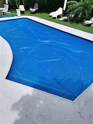 Solar bubble pool cover