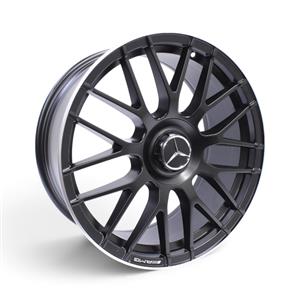 19″ K9007 5×112 Satin Black Alloy Wheels