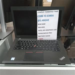 Lenovo Thinkpad T460 Core i5-6300u@2.4ghz 8GB RAM 500 HDD Intel HD Graphics 520 Windows 10 Pro