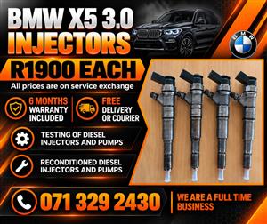 BMW X5 3.0 INJECTORS FOR SALE 