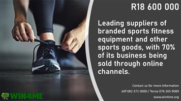 Leading suppliers of branded sports and fitness equipment Business for sale