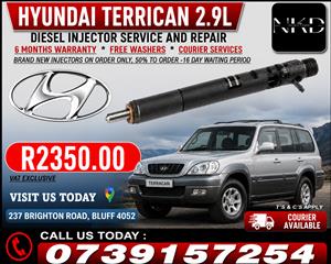 Hyundai_Terrican_2.9L_Diesel_Injectors_On_Recondition 