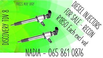 DISCOVERY TDV 8 BEST QUALITY RECONDITIONED DIESEL INJECTORS FOR SALE MALAMULELE