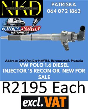 VW POLO 1,6 - STOP SMOKE AND POWER LOSS AND BUY NEW DIESEL INJECTORS 