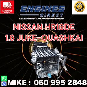 Import Nissan HR16DE Engine.