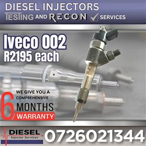 Iveco 002 diesel injectors for sale