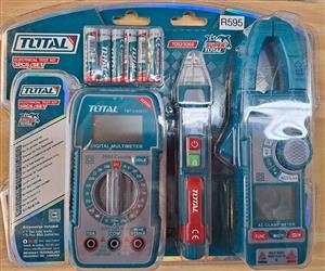 Brand New Total Tools Electrical Test Kit 3PCS/SET