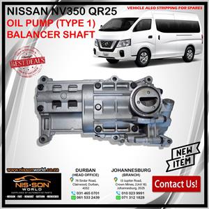 NISSAN NV350 QR25 OIL BALANCER SHAFT (TYPE 1)