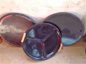 Skottel braai pans 