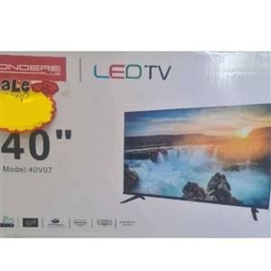 40" Frameless HD LED TV (NOT SMART) NEW SEALED IN THE BOX WITH WARRANTY AND FREE DELIVERY