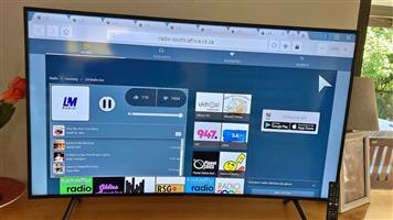 Samsung 55 inch smart curved TV