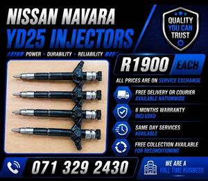 NISSAN NAVARA 2.5 INJECTORS FOR SALE WITH WARRANTY 
